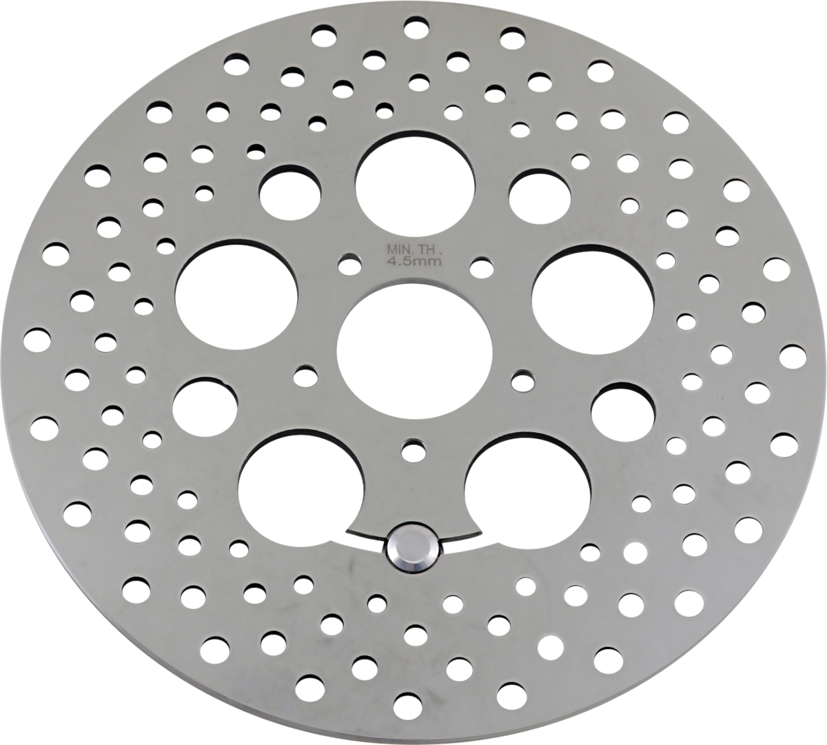 DRAG SPECIALTIES Drilled Brake Rotor - Front - 11.8" - Touring/Trike B06-0188ASP