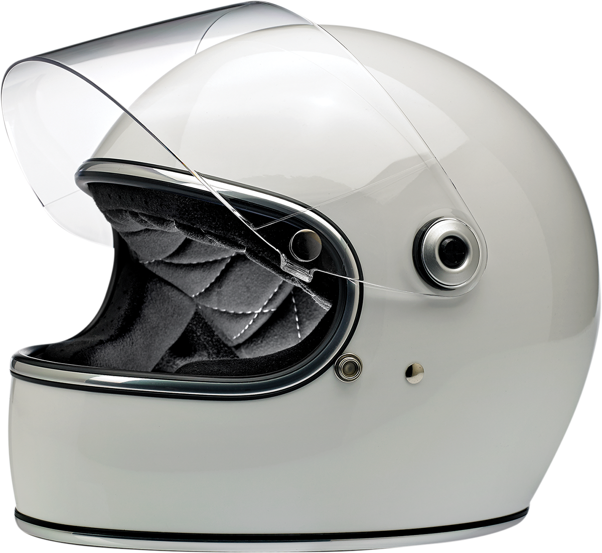 BILTWELL Gringo S Motorcycle Helmet - Gloss White - XS 1003-804-101