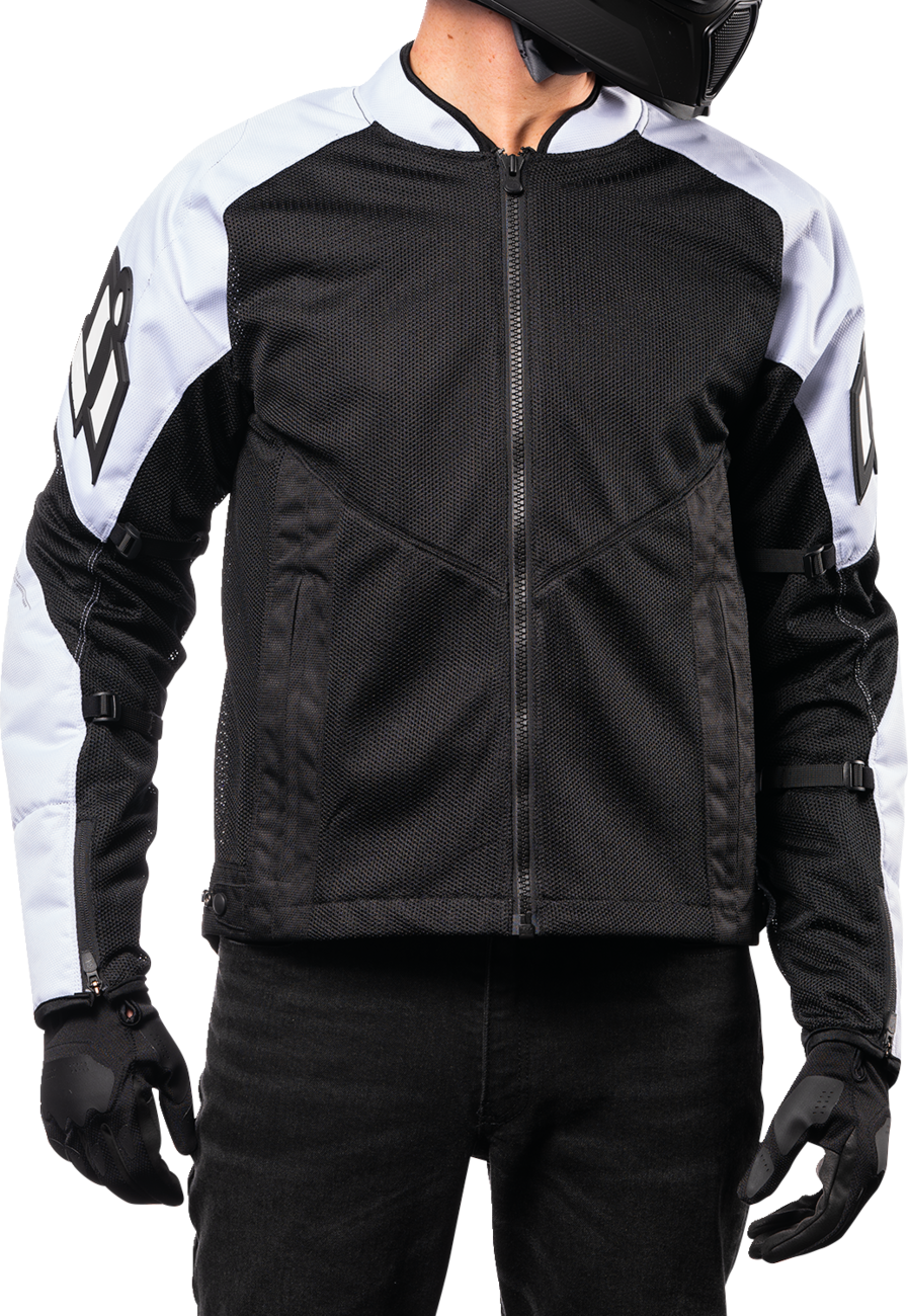 ICON Mesh AF™ Jacket - Black/White - Large 2820-5952