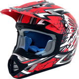 AFX FX-17Y Motorcycle Helmet - Butterfly - Matte Ferrari Red - Small 0111-1384