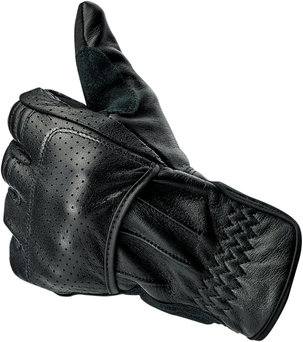 BILTWELL Borrego Gloves - Black - Large 1506-0101-304