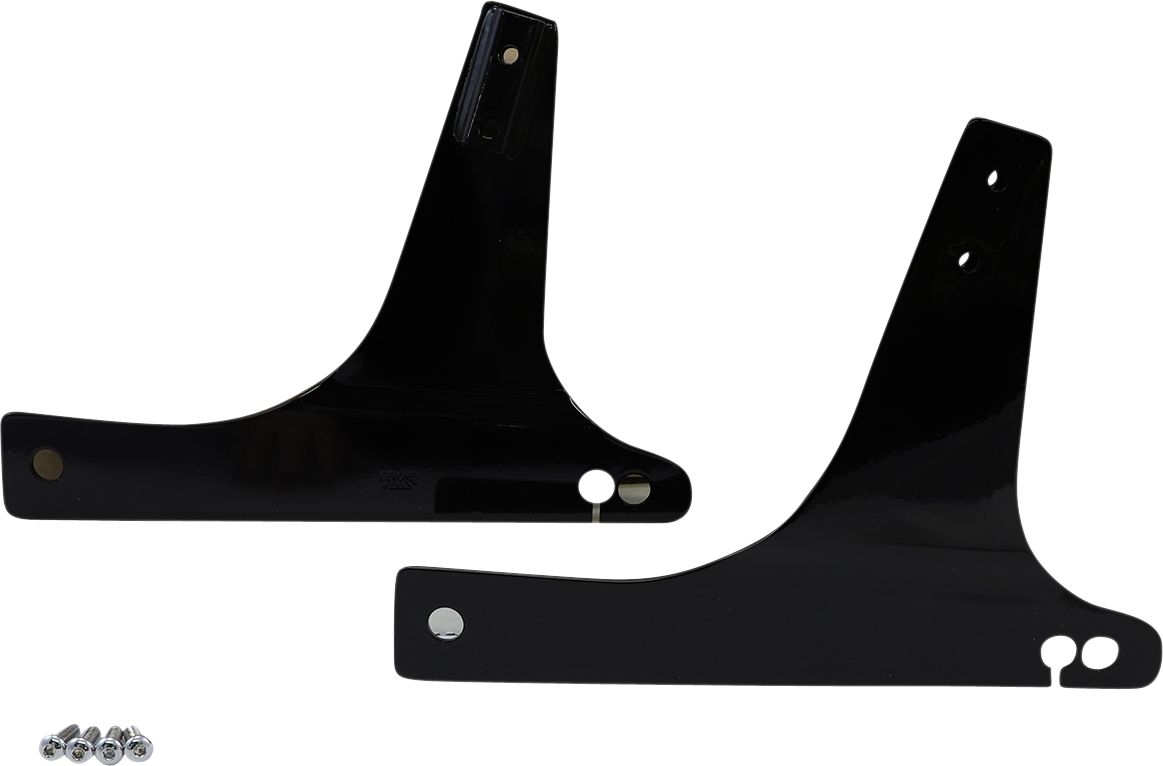 DRAG SPECIALTIES Side Plates - Black 50263840