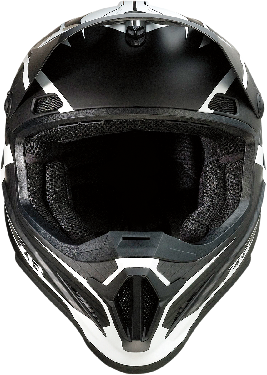 Z1R Rise Motorcycle Helmet - Flame - Black - Small 0110-7225