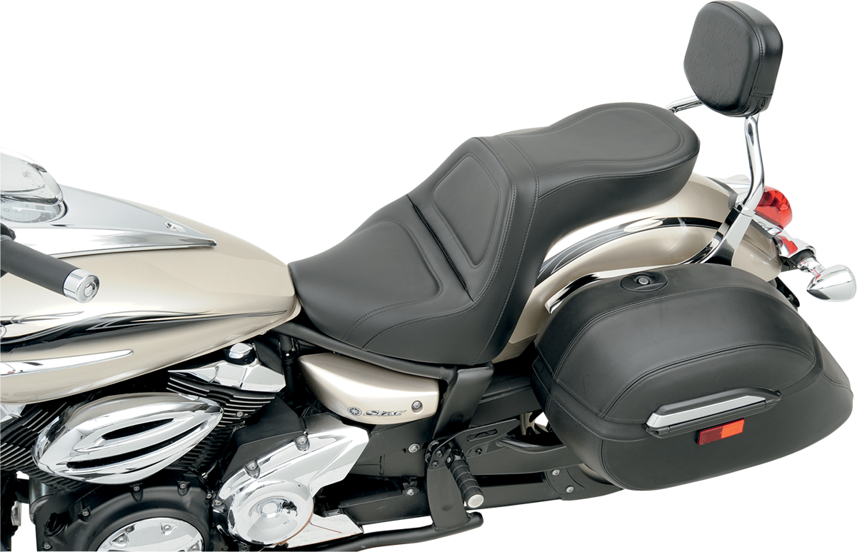 SADDLEMEN Seat - Explorer - without Backrest - Stitched - Black - XVS950 Y09-14-0291