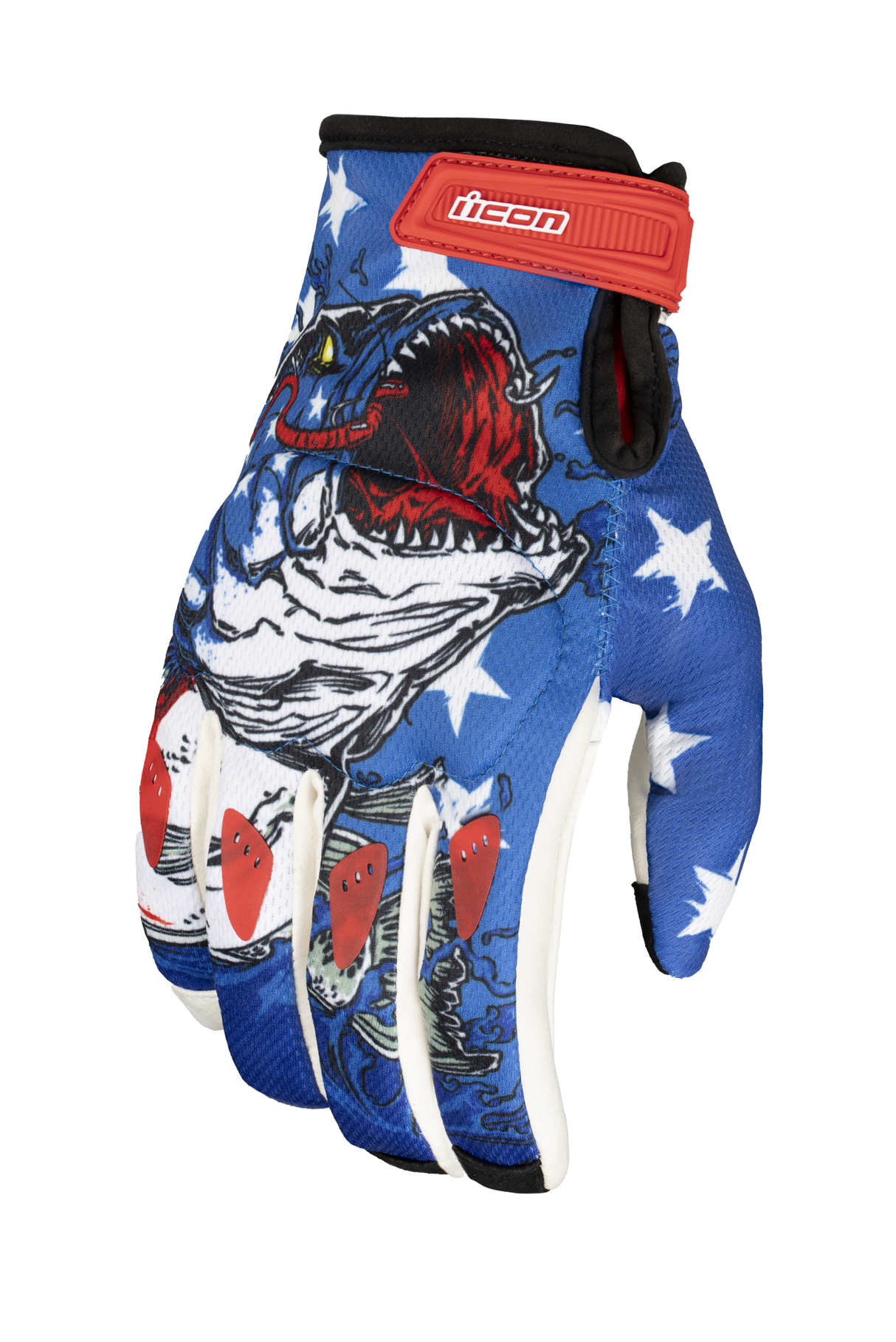 ICON Hooligan Basstard™ Gloves - Blue - Large 33014835