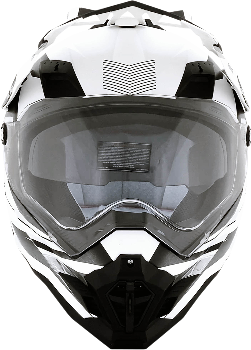 AFX FX-41 Motorcycle Helmet - Range - Matte White - Medium 0140-0077