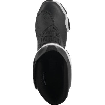 ALPINESTARS SMX-6 V3 Vented Boots - Black/White - US 12.5/EU 48 2223225-21-48