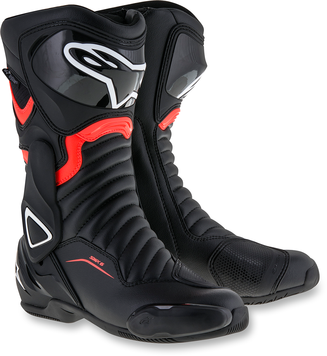 ALPINESTARS SMX-6 v2 Drystar® Boots - Black/Red - US 10.5 / EU 45 2243017-1030-45