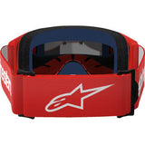 ALPINESTARS Goggles Vision 3 Goggles - Wordmark - Red - Silver Mirror 5103325-3094