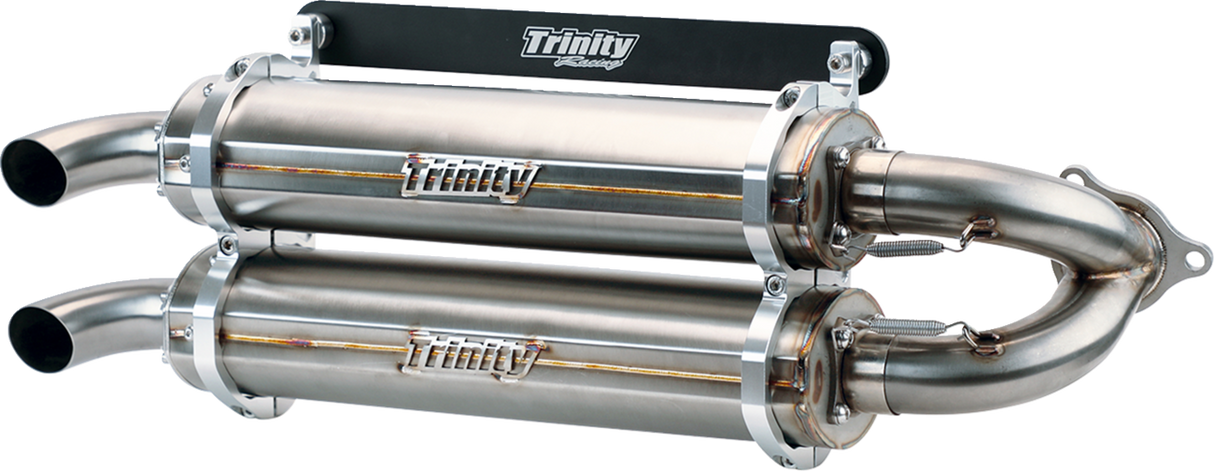 TRINITY RACING Stainless Steel Slip-On Muffler TR-4152S-SS