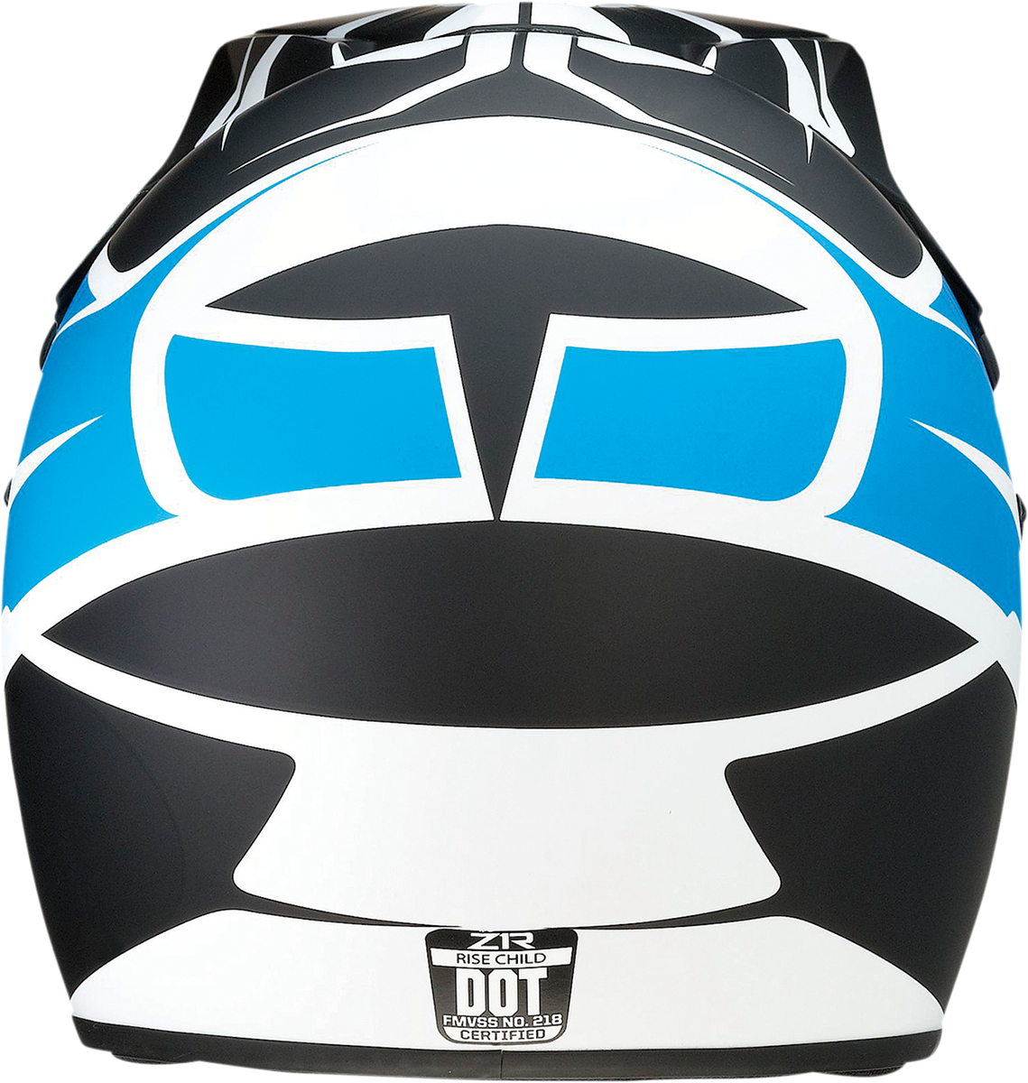 Z1R Child Rise Motorcycle Helmet - Flame - Blue - L/XL 0111-1436