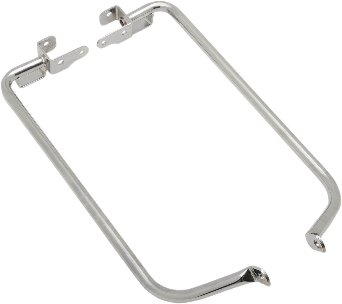 DRAG SPECIALTIES Saddlebag Support Brackets - Chrome - '14-'22 FLT S77-0148