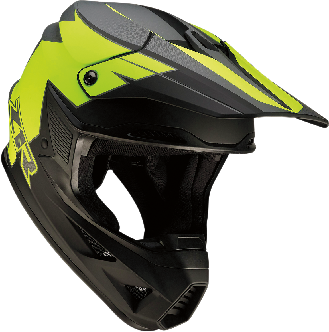 Z1R F.I. Motorcycle Helmet - MIPS - Hysteria - Hi-Vis Yellow/Gray - XS 0110-6439