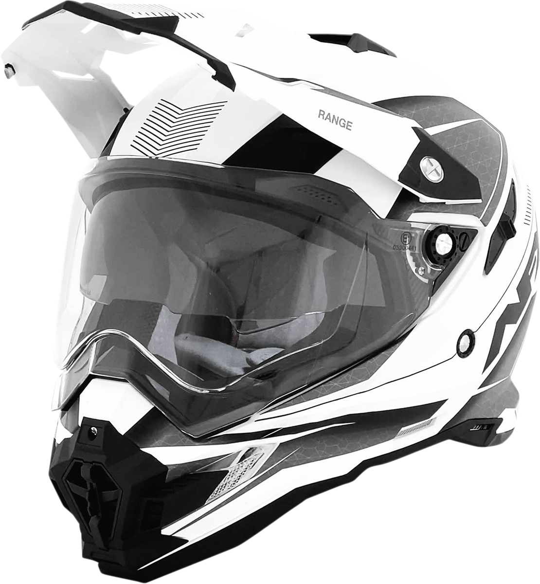 AFX FX-41 Motorcycle Helmet - Range - Matte White - Medium 0140-0077