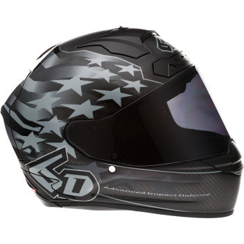 6D ATS-1R Motorcycle Helmet - Patriot - Black - XL 30-0608