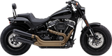 COBRA Black El Diablo Mufflers for Fat Bob 6046B