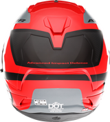 6D ATS-1R Motorcycle Helmet - Wyman - Red/Gray - Small 30-0735