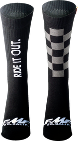 FMF Ride It Out Socks - Black - One Size SP22194901 3431-0735