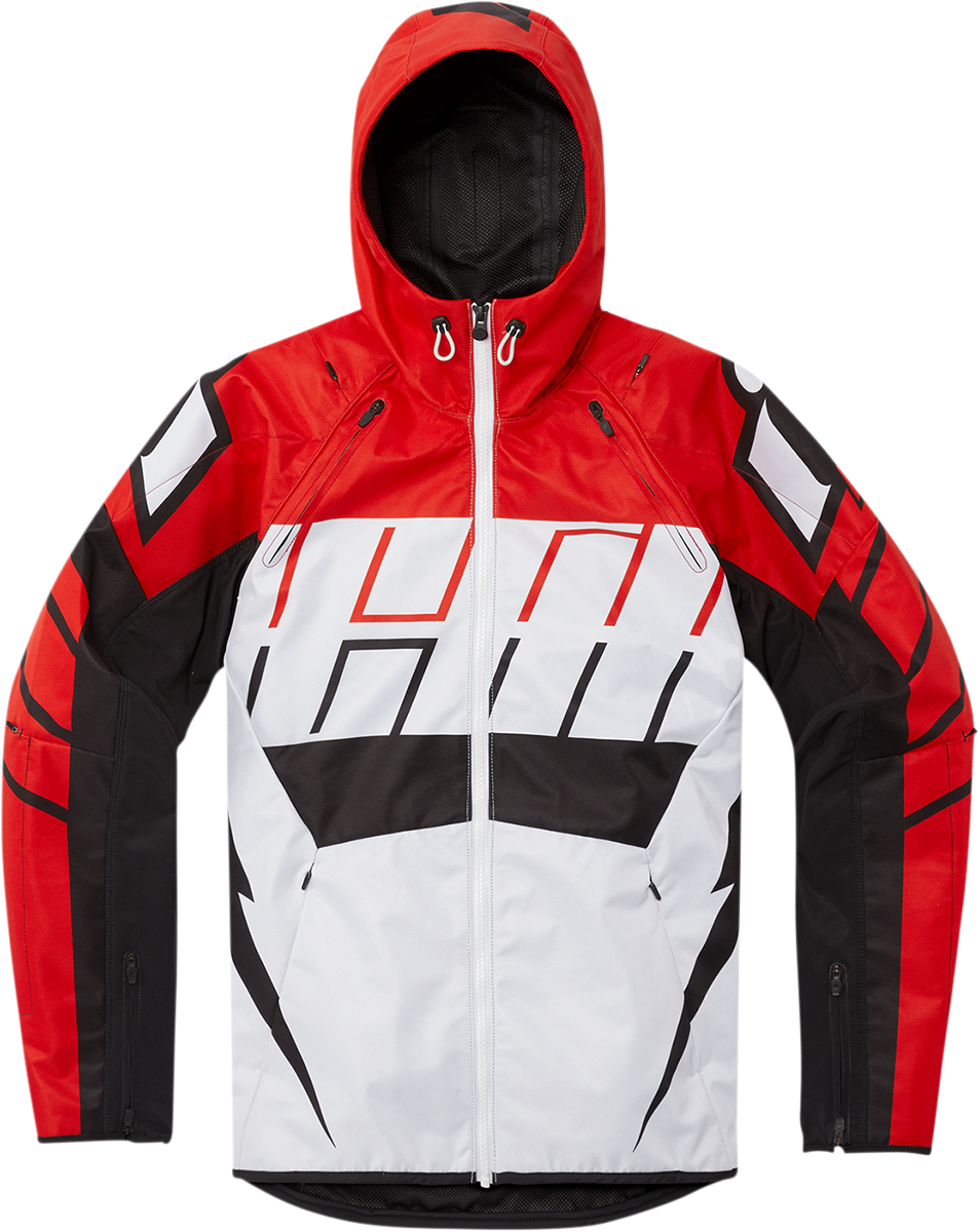 ICON Airform Retro Jacket - Red - Small 2820-5521