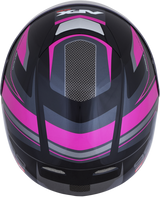 AFX FX-99 Motorcycle Helmet - Recurve - Black/Fuchsia - XS 0101-11101