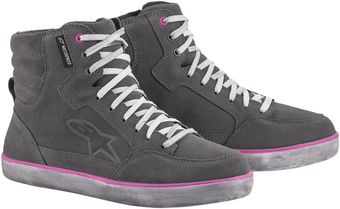 ALPINESTARS J-6 Waterproof Women's Shoes - Gray/Pink - US 10.5 2542220909511