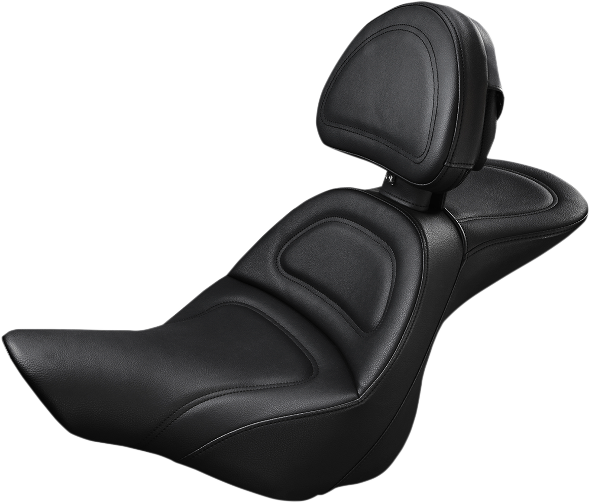 SADDLEMEN Explorer Seat - w/ Driver Backrest - FXSB '13-'17 813-27-030