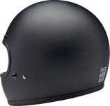 BILTWELL Gringo Motorcycle Helmet - Flat Black - XS 1002-201-501