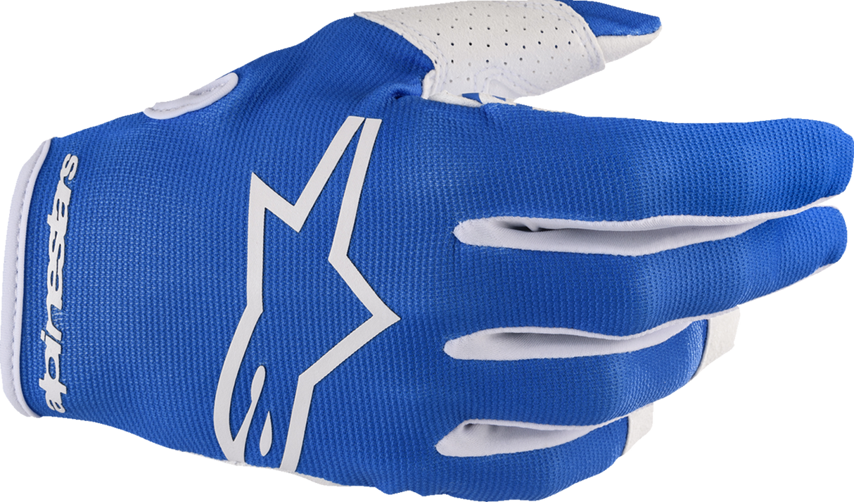 ALPINESTARS Youth Radar Gloves - UCLA Blue/White - Medium 3541823-7262-M