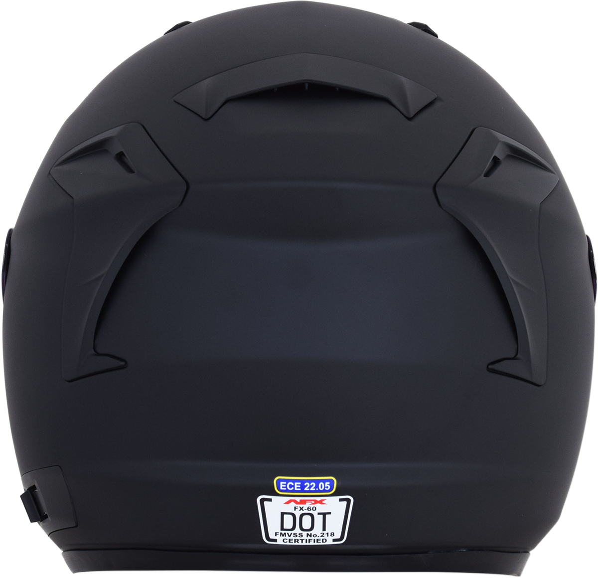 AFX FX-60 Motorcycle Helmet - Matte Black - Small 0104-2555