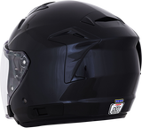 AFX FX-60 Motorcycle Helmet - Gloss Black - Large 0104-2563