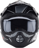 AFX FX-17 Motorcycle Helmet - Aced - Matte Black/White - Small 0110-6489