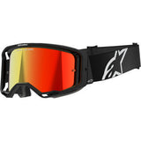 ALPINESTARS Goggles Vision 8 Goggles - Corp - Black - Red Mirror 5101625-1446