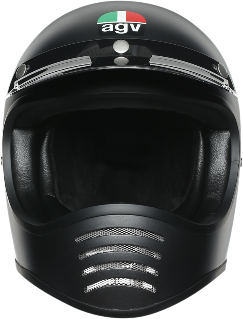 AGV X101 Motorcycle Helmet - Matte Black - Small 20770154N000110