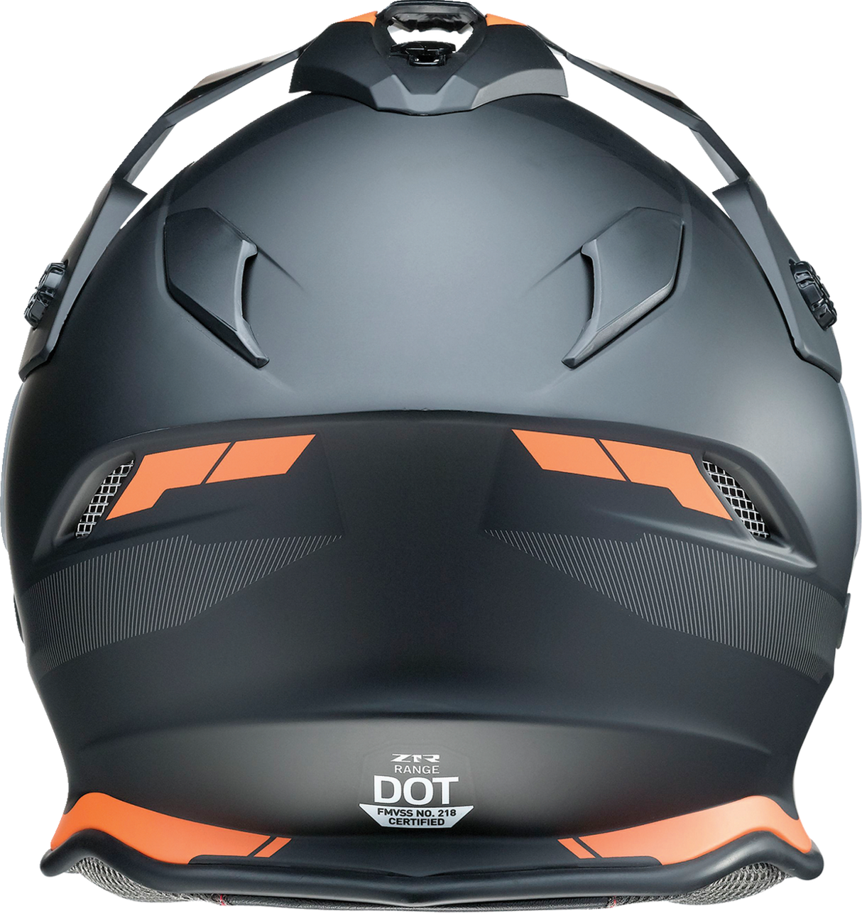 Z1R Range Motorcycle Helmet - Uptake - Black/Orange - Large 0140-0117