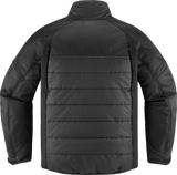 ICON Ghost Puffer Jacket - Black/Charcoal - Small 2820-6190