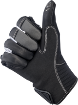 BILTWELL Bridgeport Gloves - Gray - Small 1509-1101-302