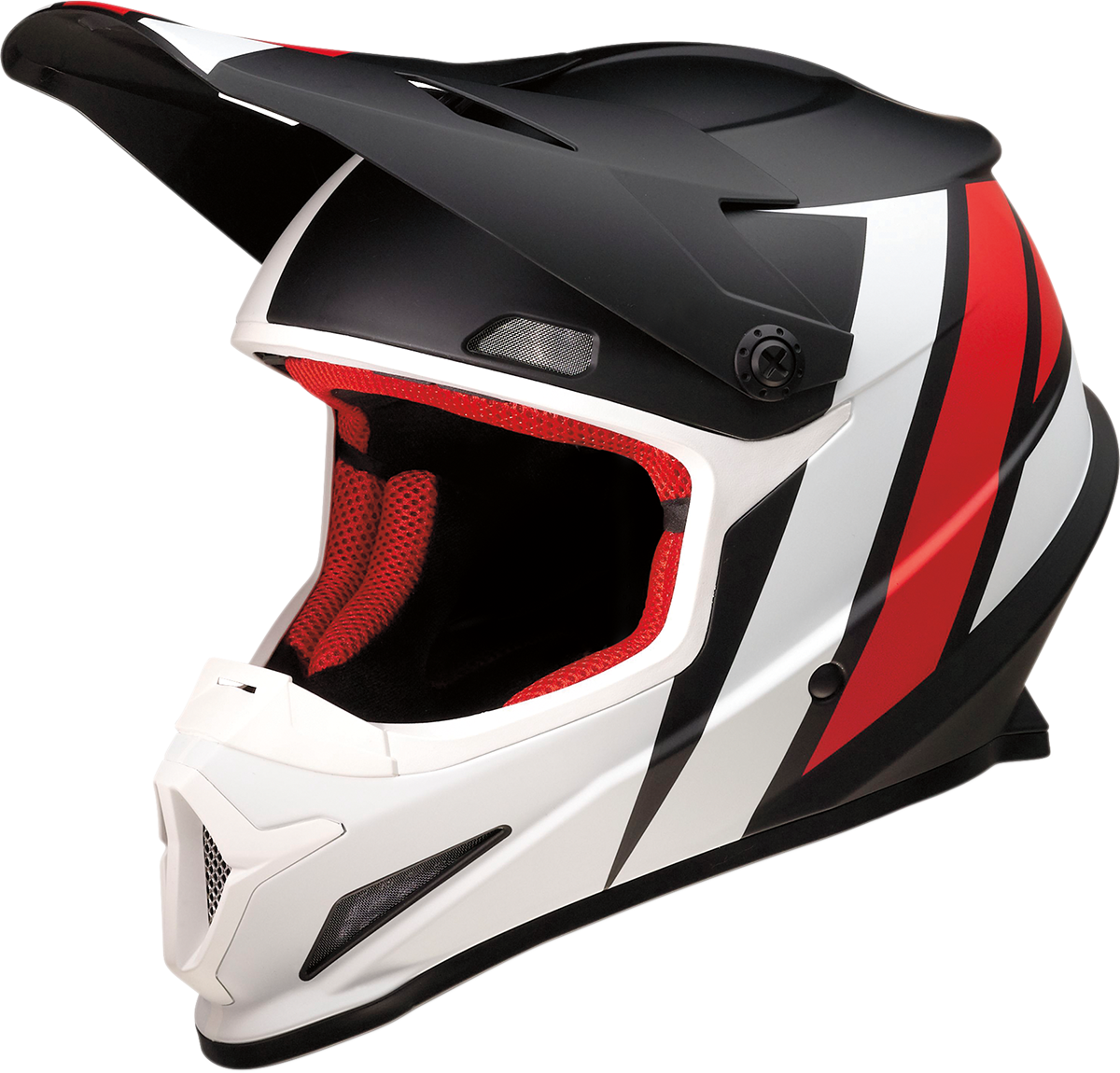 Z1R Rise Motorcycle Helmet - Evac - Matte Black/Red/White - XS 0110-6636