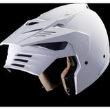 ICON Elsinore™ Motorcycle Helmet - Monotype - White - Large 0104-3311