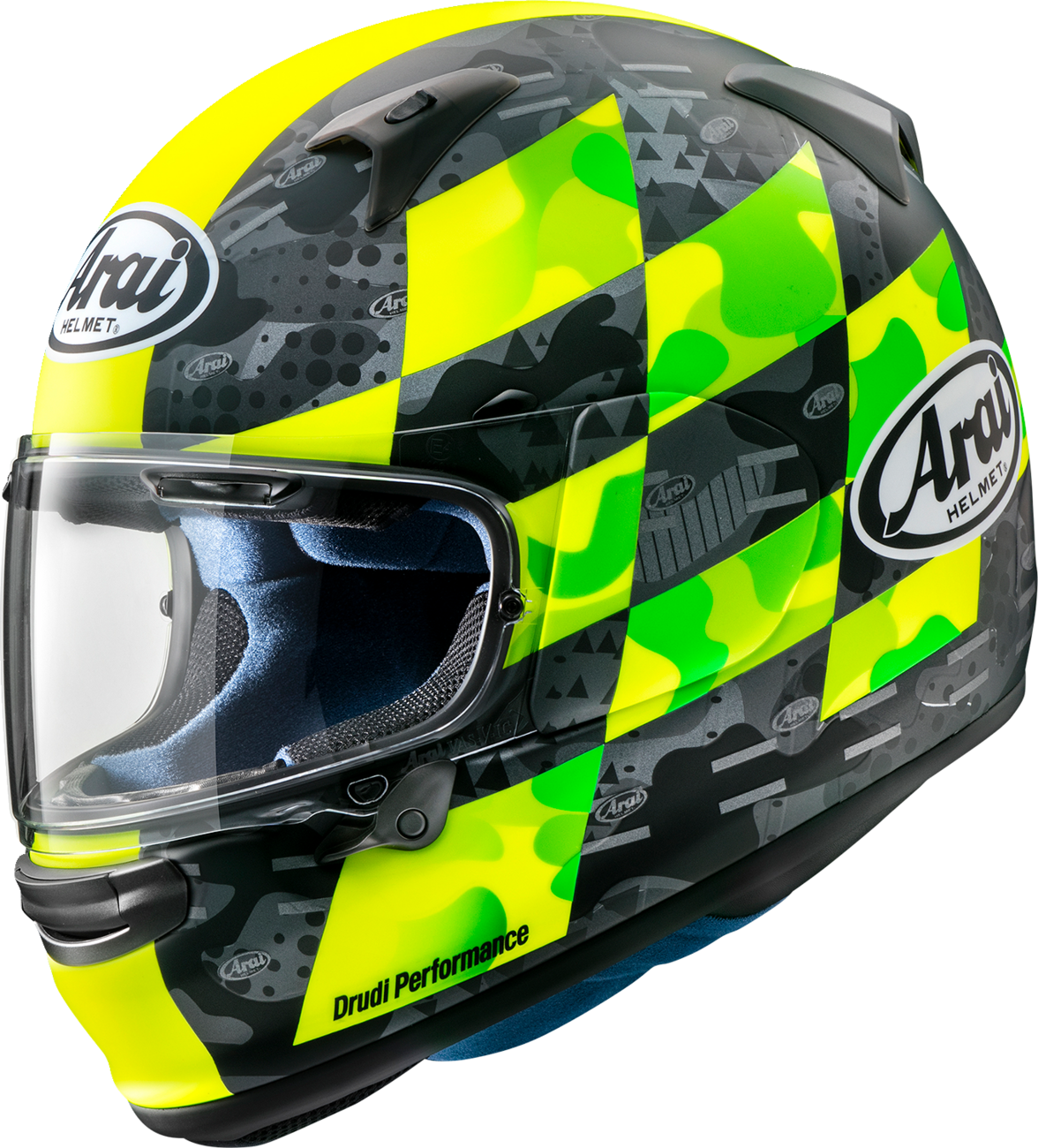 ARAI Regent-X Motorcycle Helmet - Patch - Yellow Frost - XS 0101-15827