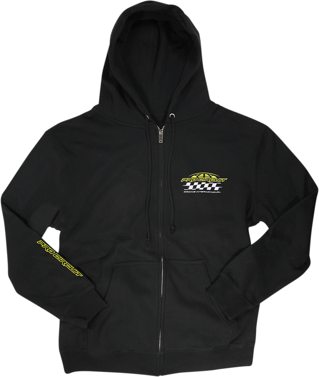 PRO CIRCUIT Racer Zip Hoodie - Black - XL 6511920-040