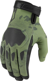 ICON Hooligan™ CE Gloves - Green Camo - 2XL 3301-4406