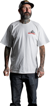 BILTWELL Spare Parts T-Shirt - White - Medium 8101-054-003