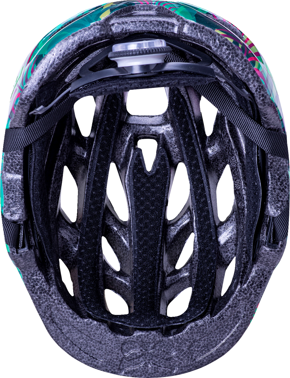 KALI Child Chakra Lighted Bicycle Helmet - Jungle - Gloss Green - Small 0221022215