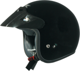 AFX FX-75 Motorcycle Helmet - Gloss Black - Large 0104-0074