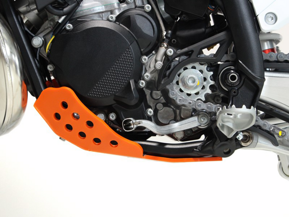 AXP RACING Skid Plate - Orange - KTM AX1635