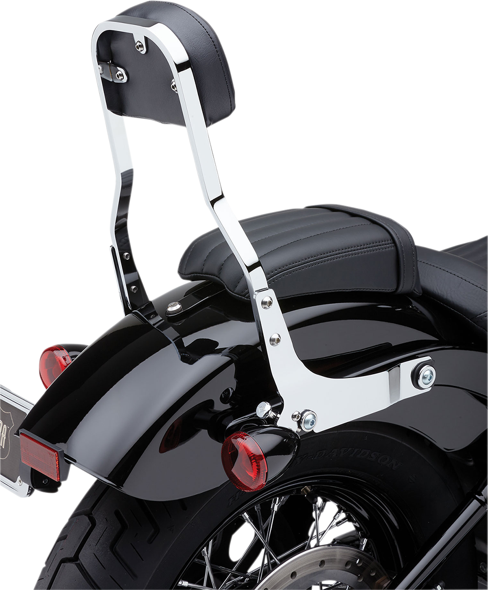 COBRA Backrest Kit - 14" - Chrome - Softail 602-2042