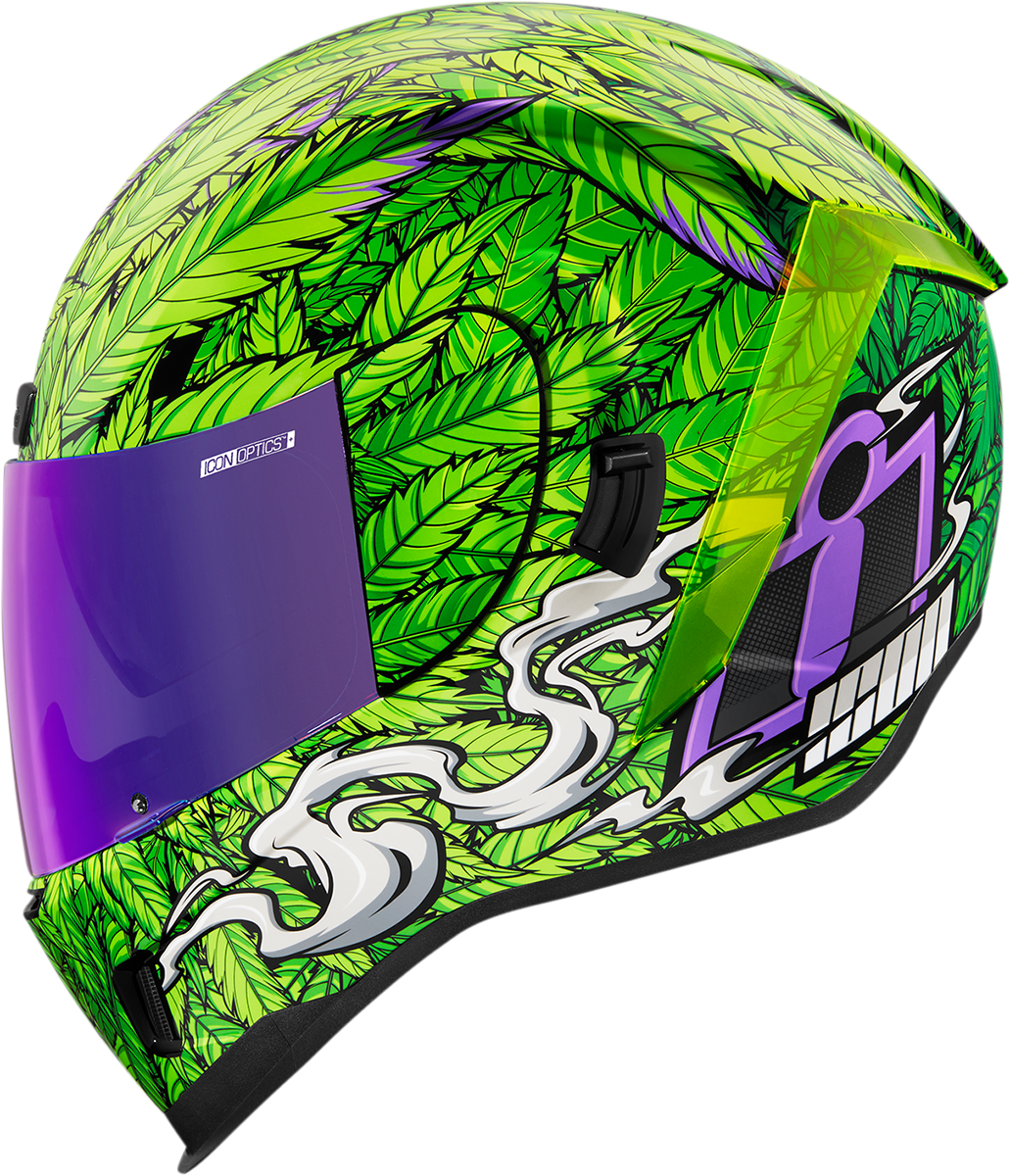 ICON Airform™ Motorcycle Helmet - Ritemind Glow™ - Green - Large 0101-14081