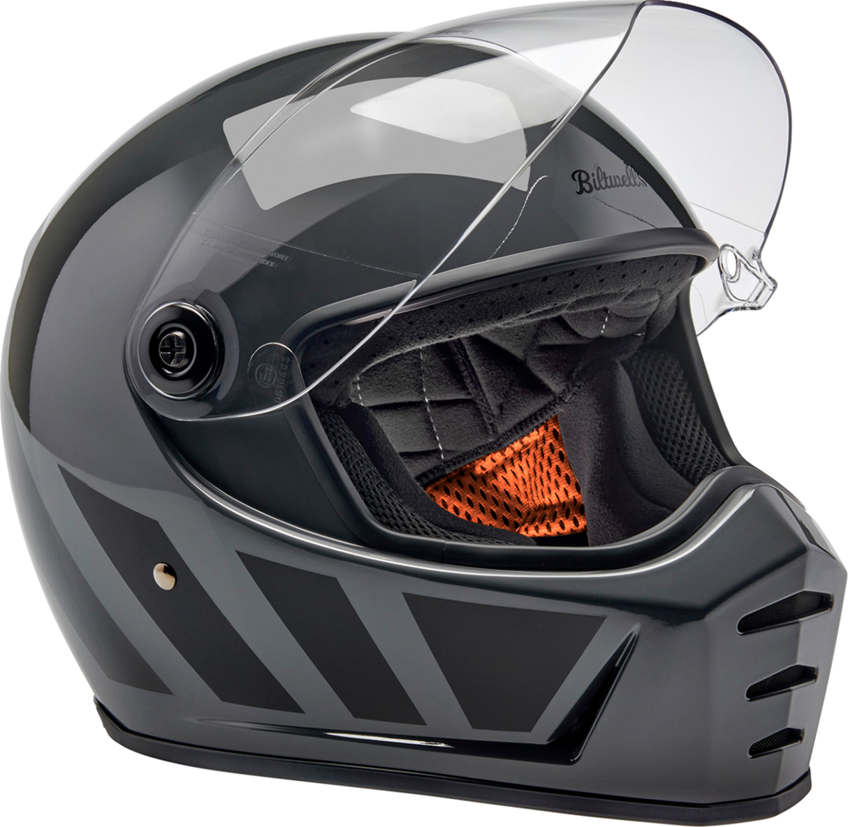 BILTWELL Lane Splitter Motorcycle Helmet - Storm Gray Inertia - XS 1004-569-501