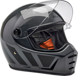 BILTWELL Lane Splitter Motorcycle Helmet - Storm Gray Inertia - XS 1004-569-501