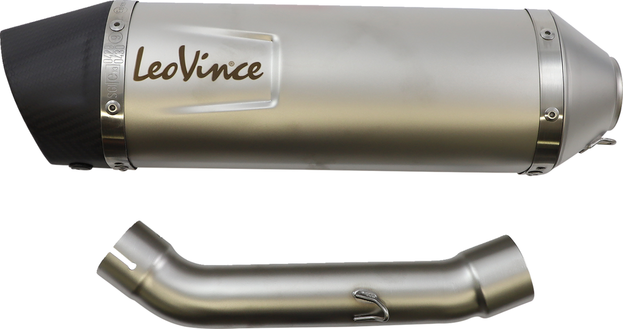 LEOVINCE LV One EVO Slip-On Muffler - Stainless Steel 14393E